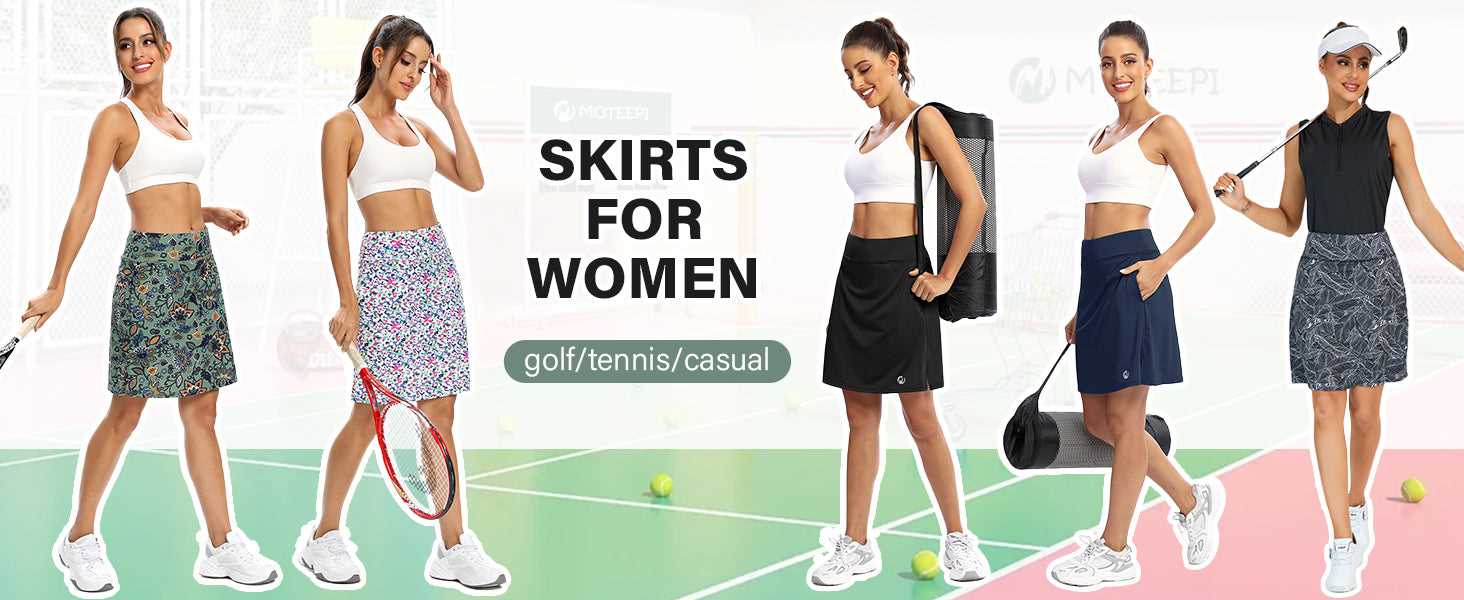 Best Brands and Options for Golf and Tennis Skirts