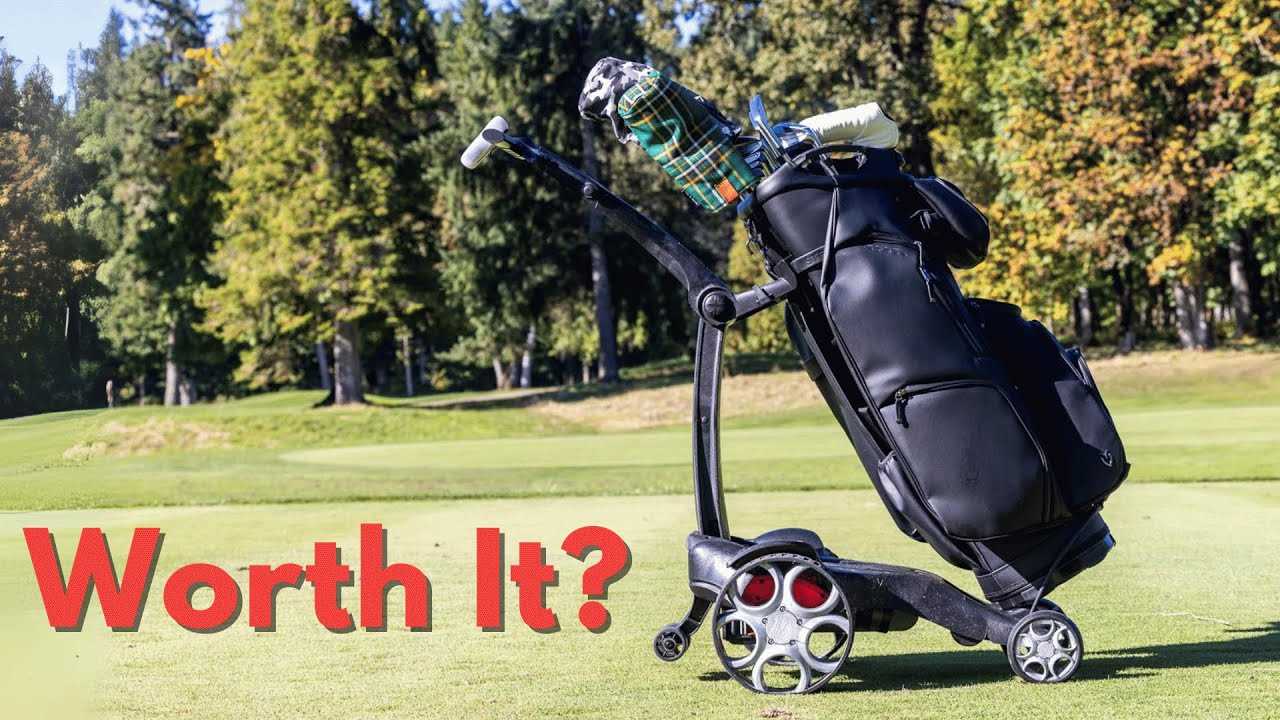 Best battery powered golf push cart