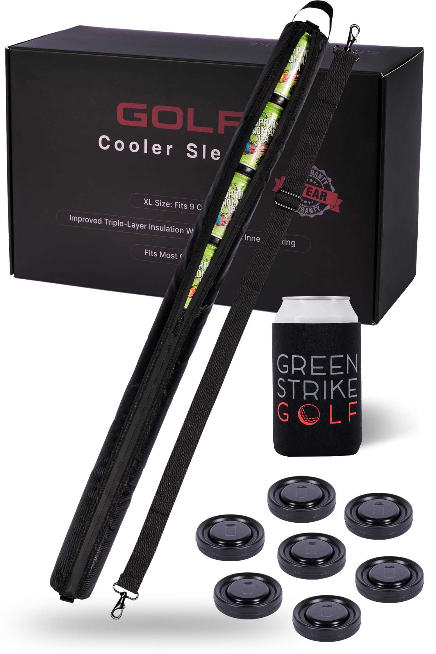 Best beer sleeve for golf bag
