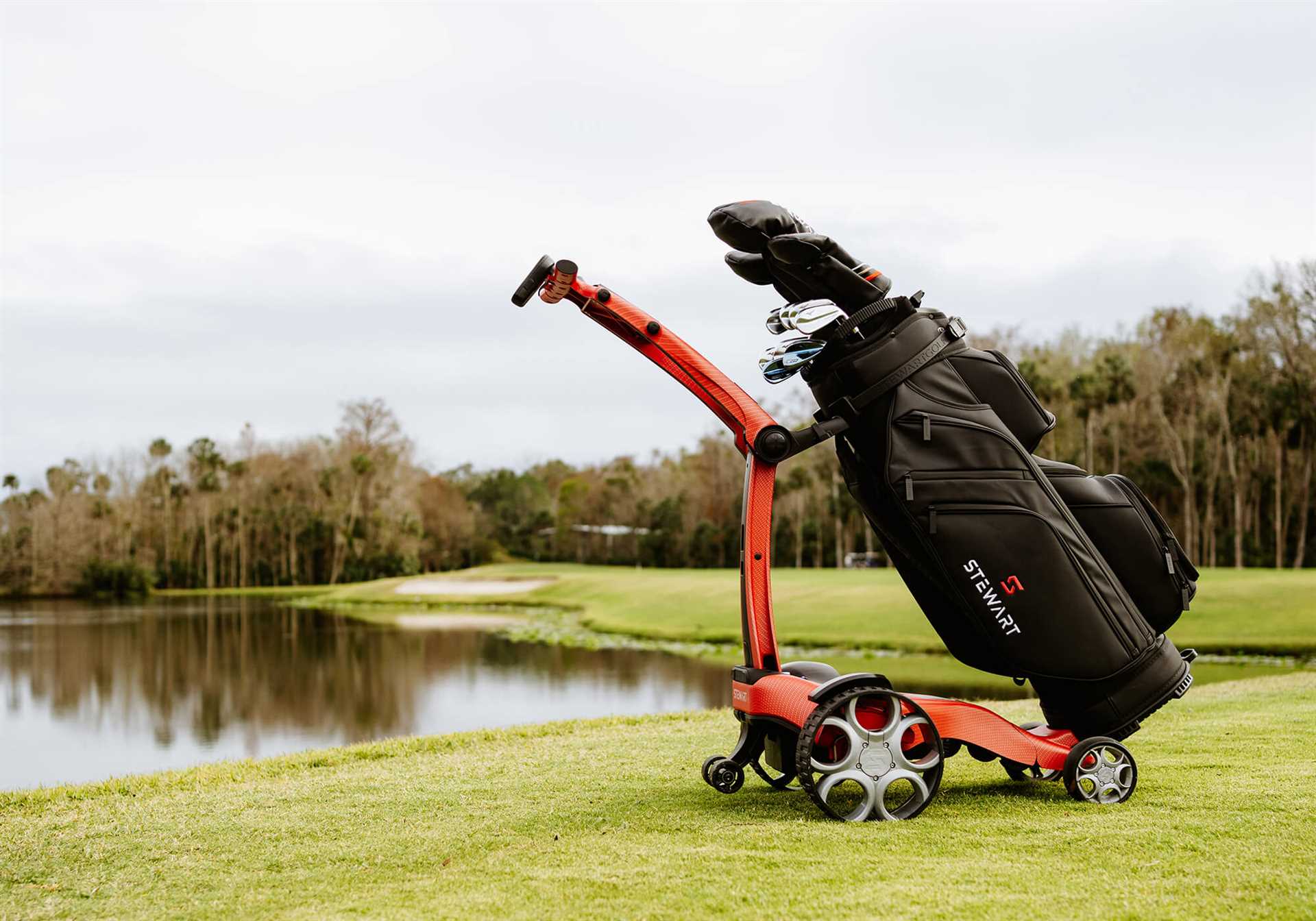 Best electric golf push cart that follows you