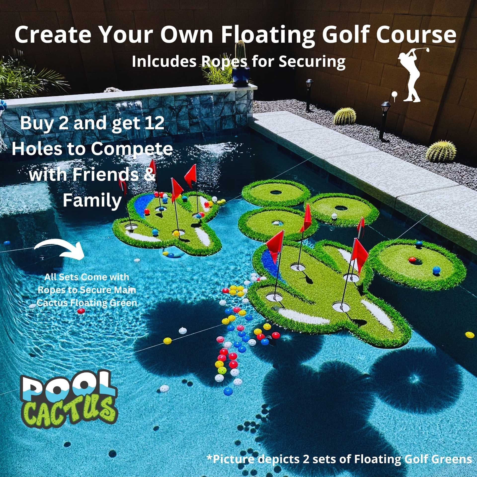 Best floating golf green for pool
