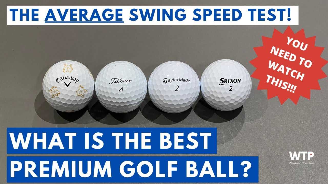 Best golf balls for average swing speed
