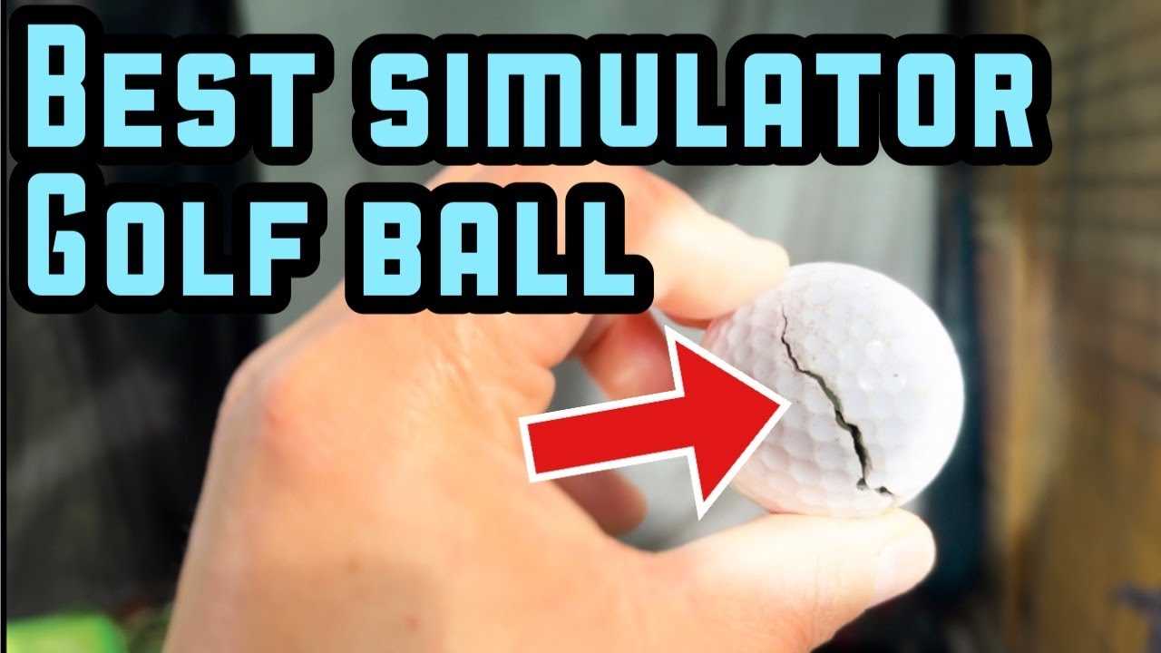 Best golf balls for simulator