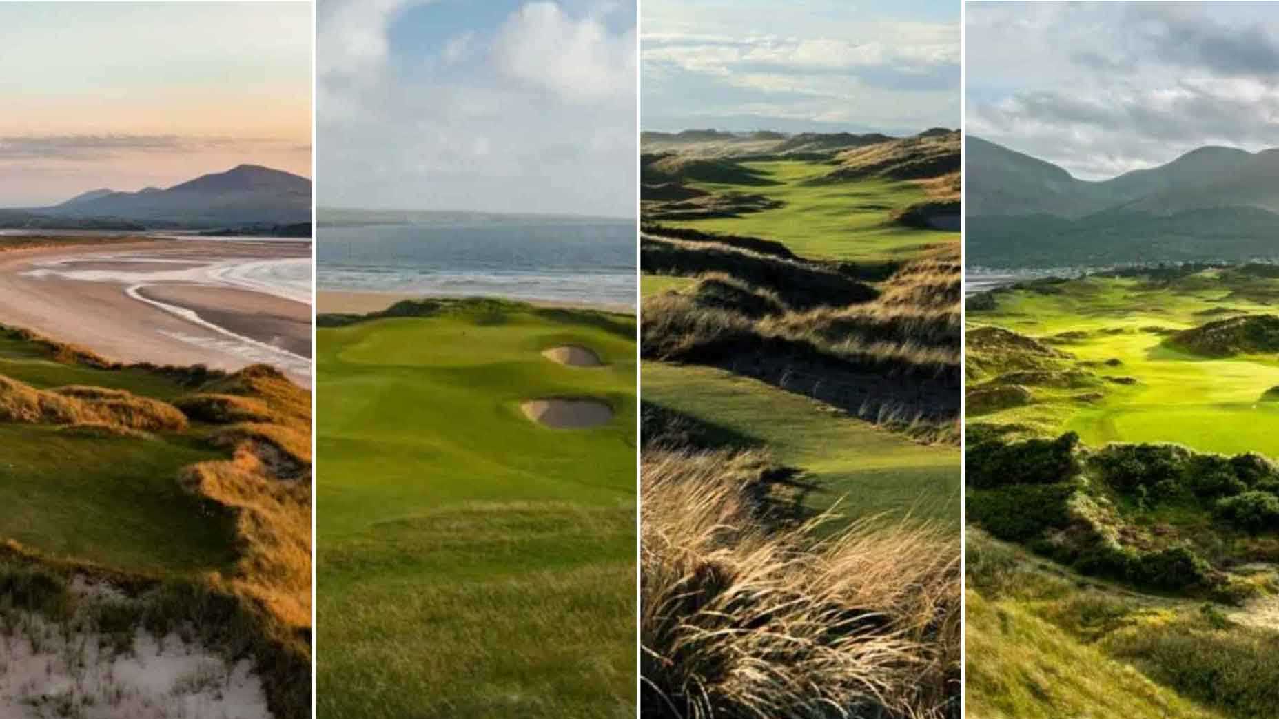 Best golf courses in ireland map