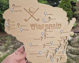 Best golf courses in wisconsin map