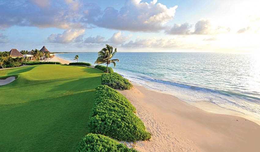 Best golf courses near cancun mexico
