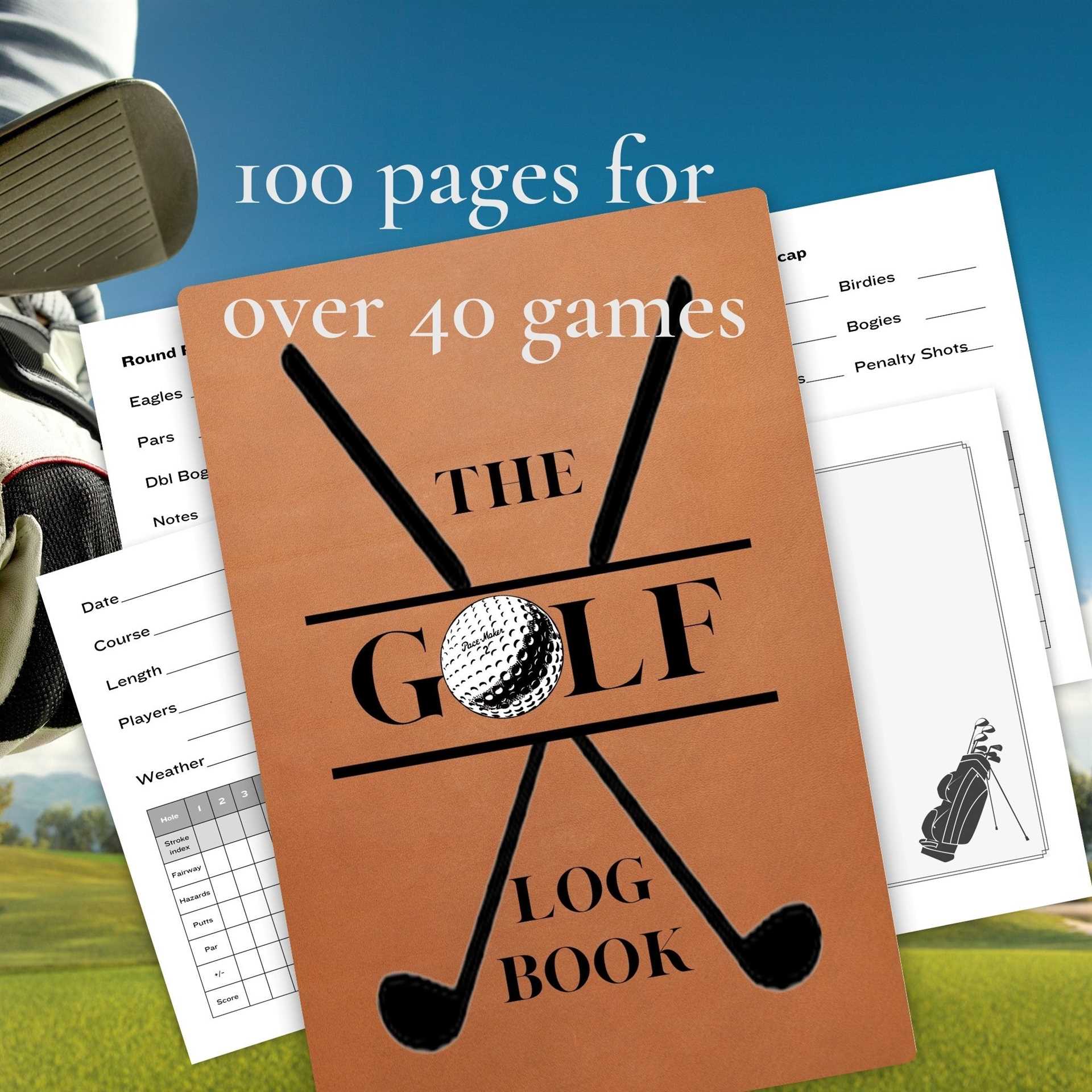 Best golf log book