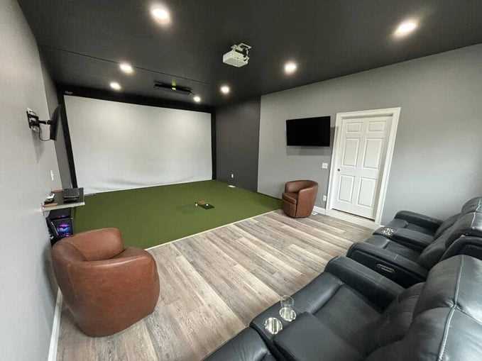 Best golf simulators for small spaces