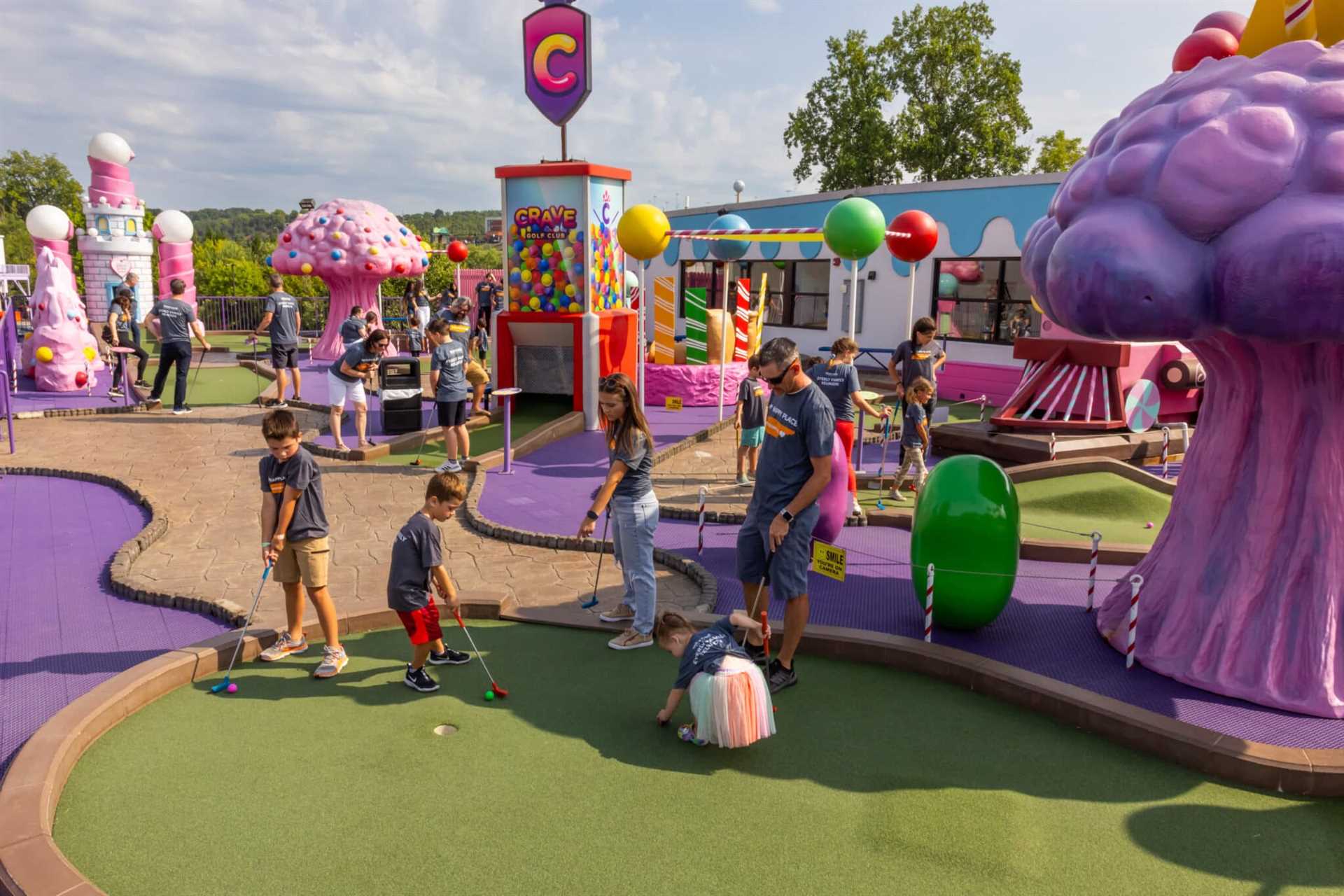 Best indoor mini golf pigeon forge