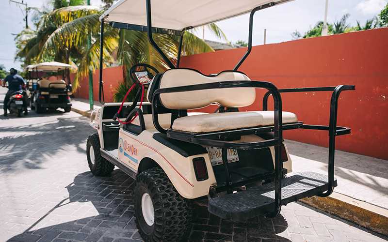 Best place to rent golf cart on isla mujeres