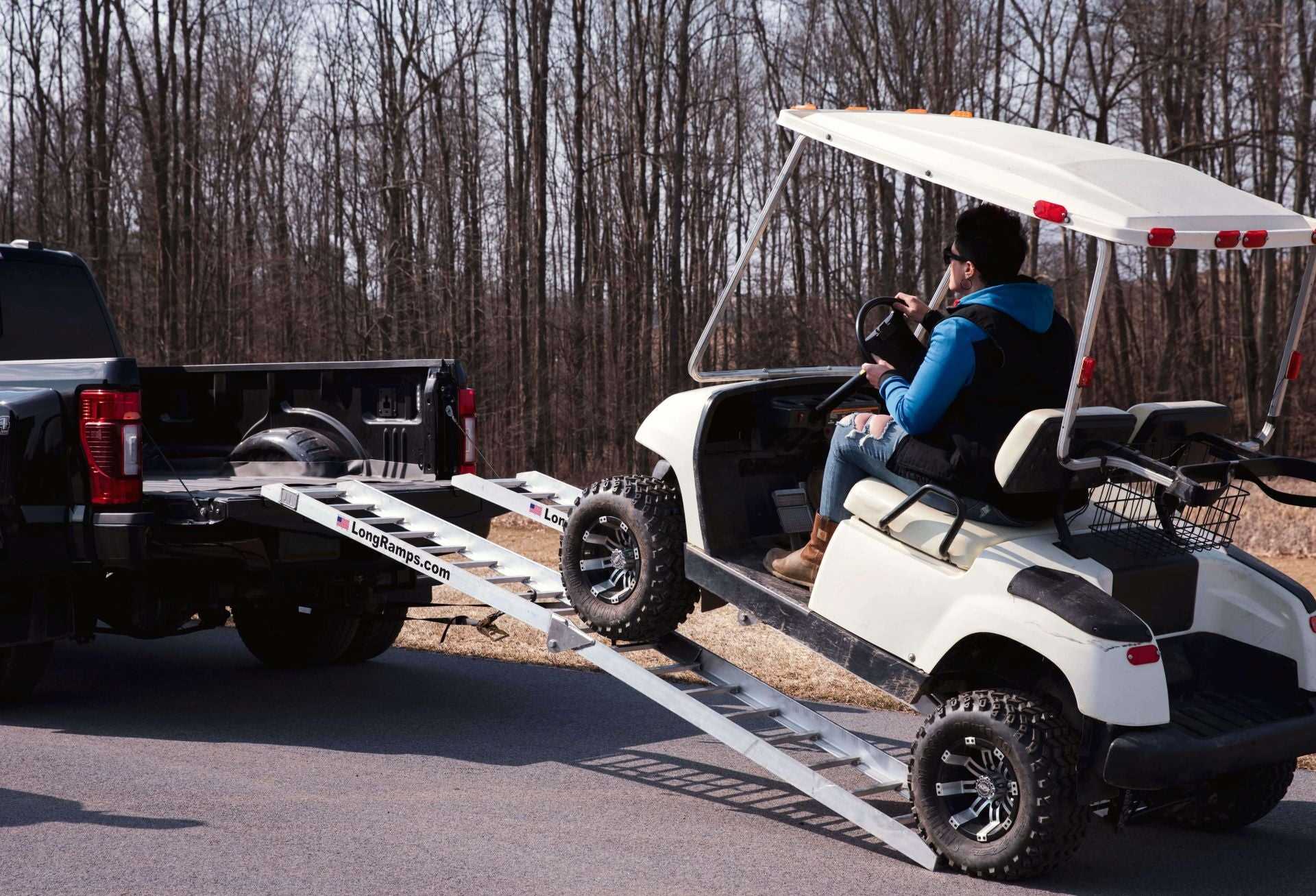 Best ramps to load golf cart in truck