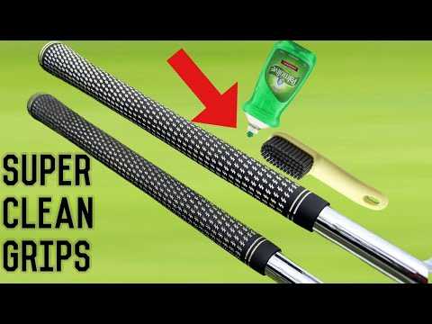 Best way to clean golf club grips