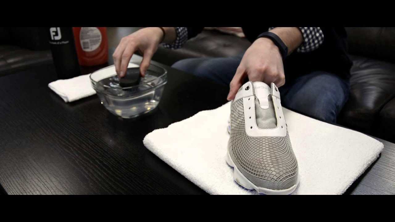 Best way to clean golf shoes