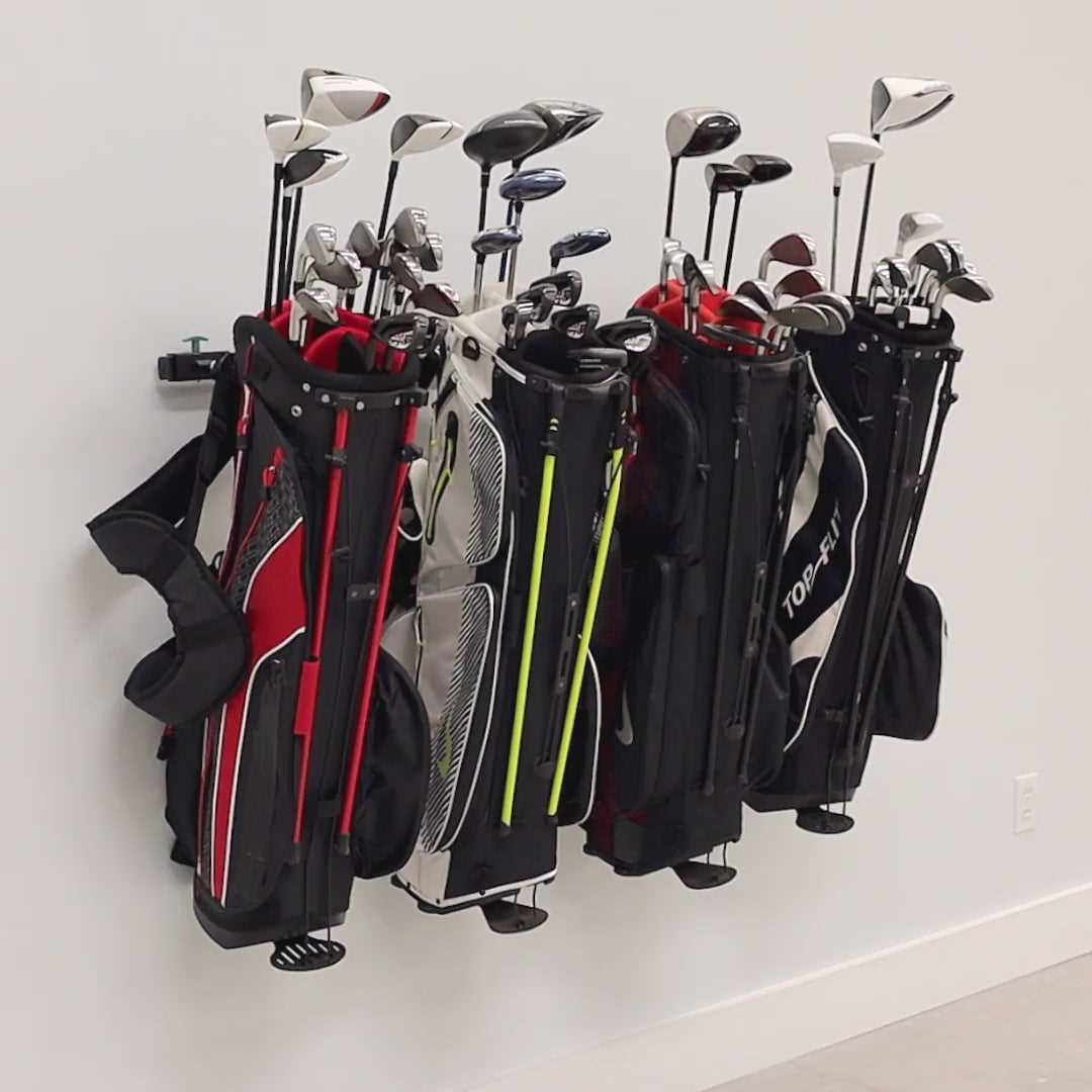 Best way to store golf clubs in garage