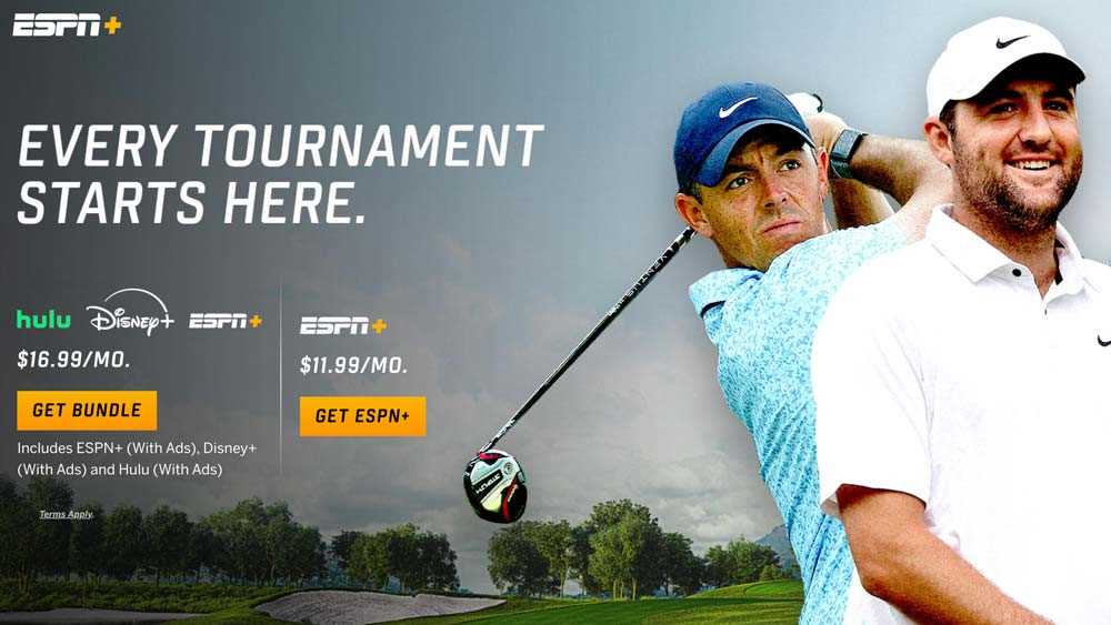 Streaming Services with Golf Coverage