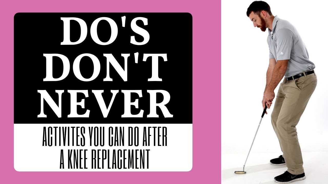 Modifying Your Golf Swing After Knee Surgery