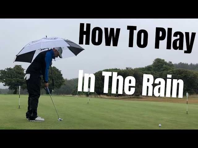 Adjusting Your Swing Technique for Wet Greens