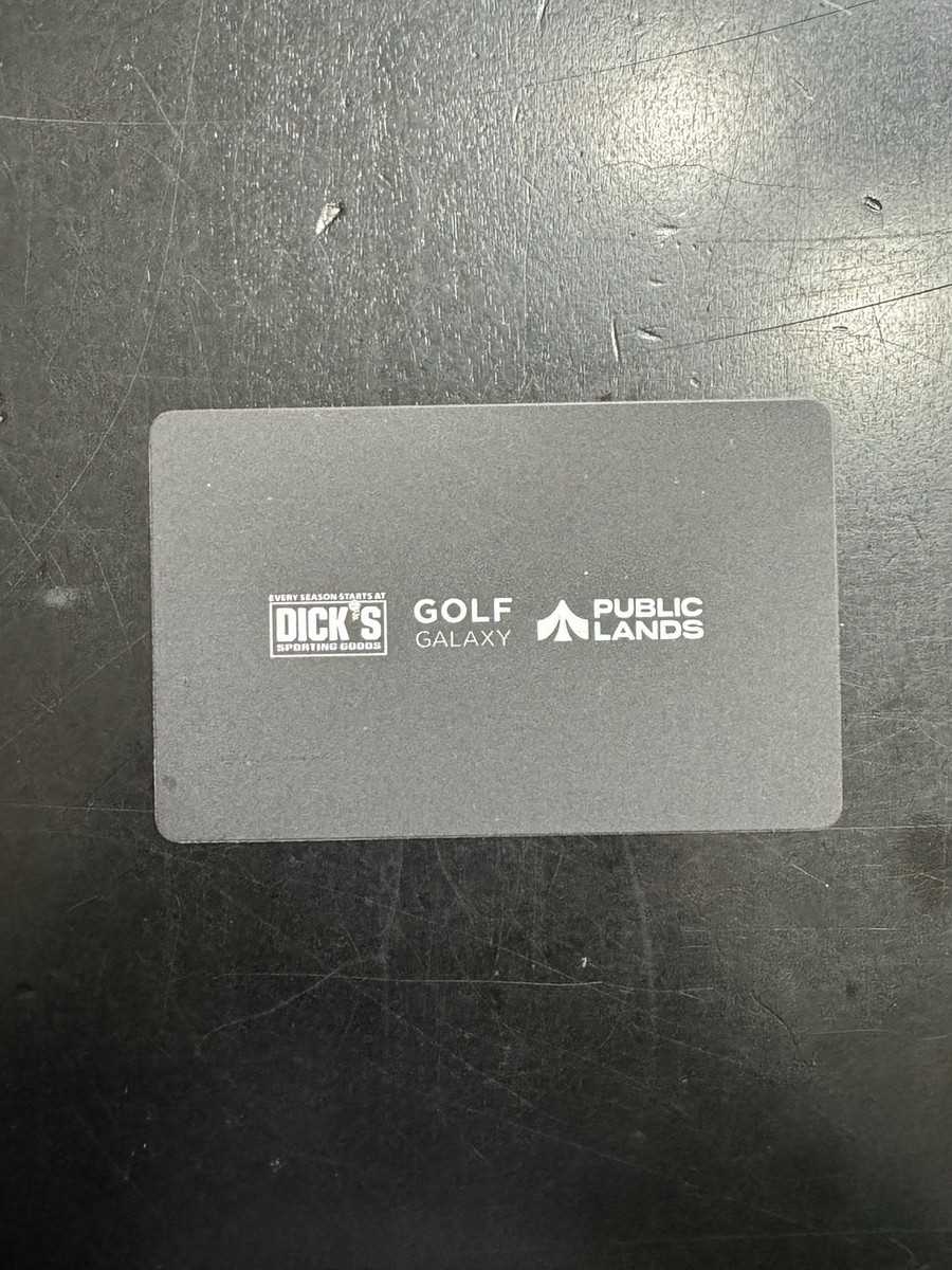 Shopping at Golf Galaxy with Dick's Gift Cards