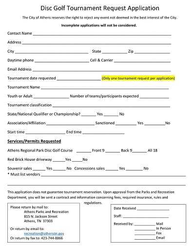 Select the Date and Location